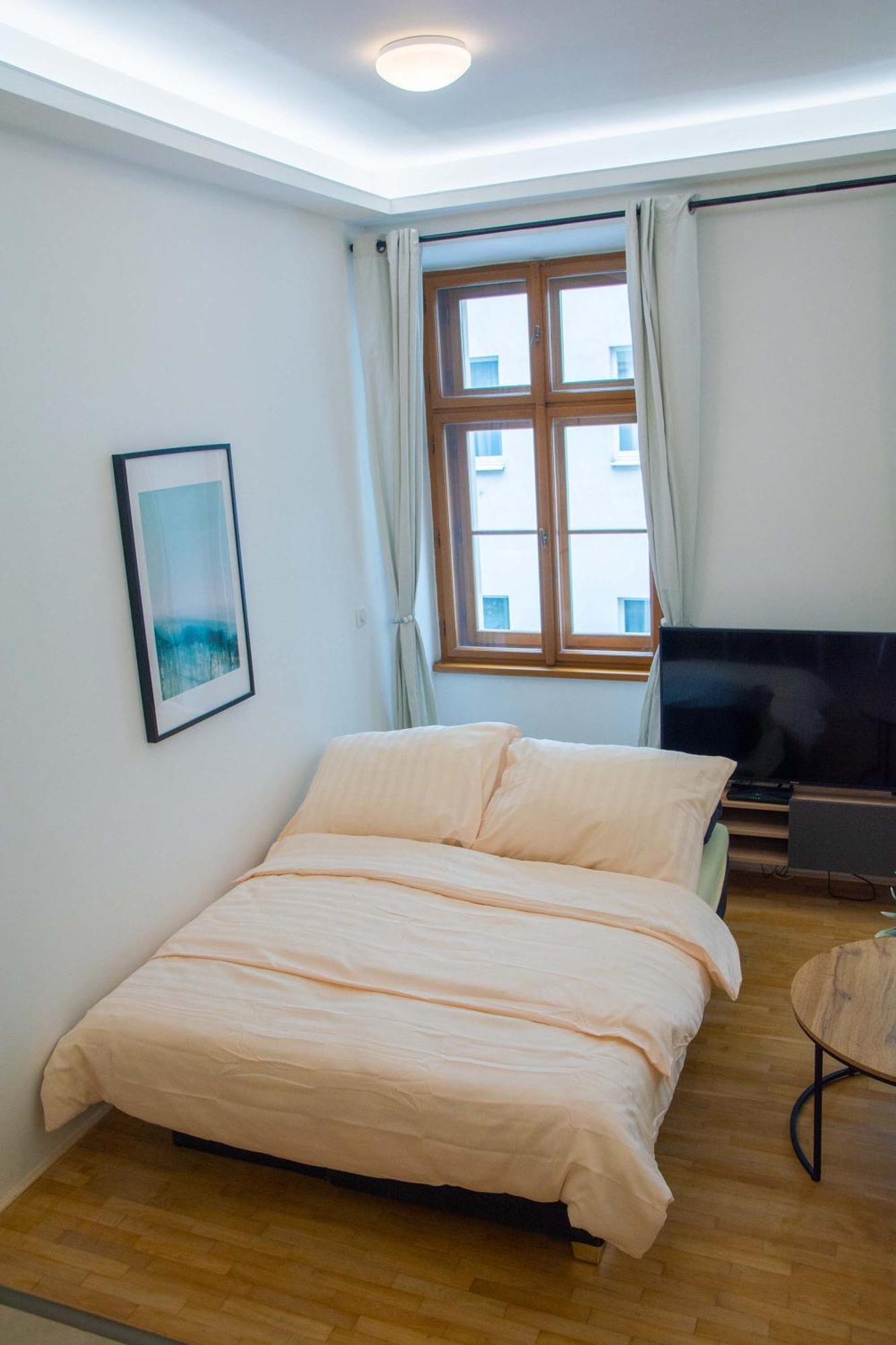 City Centre Apartment With Parking Prag Eksteriør billede