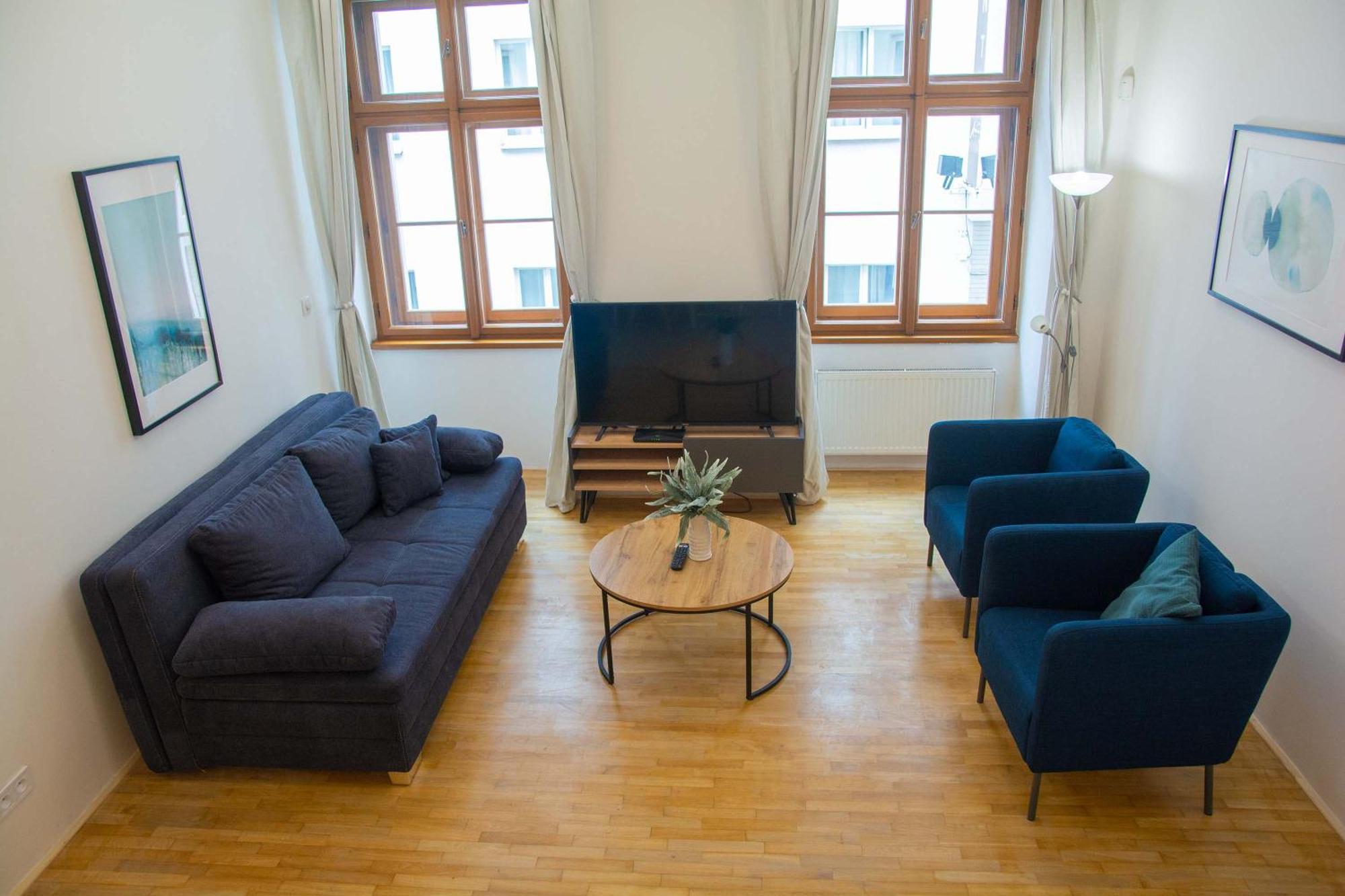 City Centre Apartment With Parking Prag Eksteriør billede